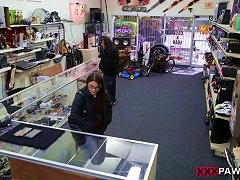 Geeky Chick Gets Penetrated Hard By The Shop Owner Porn Videos