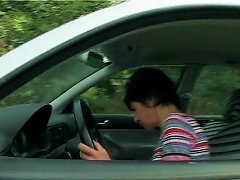 Mature Brunette With Car Troubled Got Help From A Young Man Porn Videos
